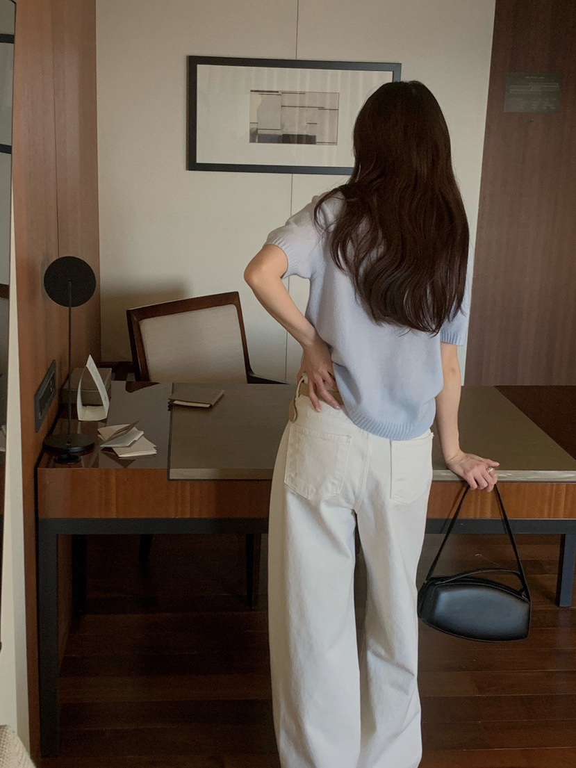 NOTHING韓國直郵女士新款熱賣時尚人氣職業26春夏真品休閑褲NOTHING休閑褲