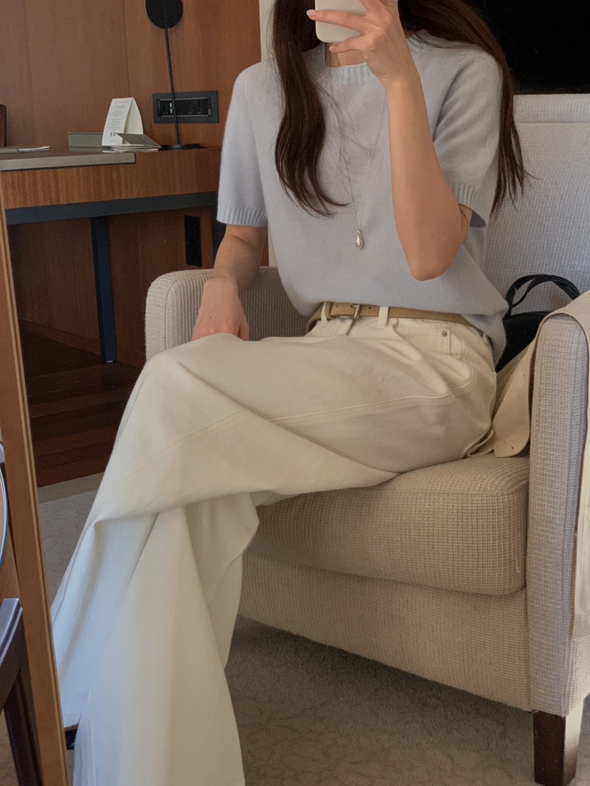 NOTHING韓國直郵女士新款熱賣時尚人氣職業26春夏真品休閑褲NOTHING休閑褲