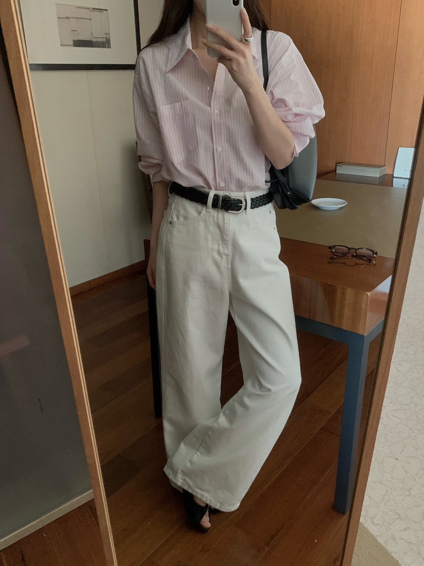 NOTHING韓國直郵女士新款熱賣時尚人氣職業26春夏真品休閑褲NOTHING休閑褲