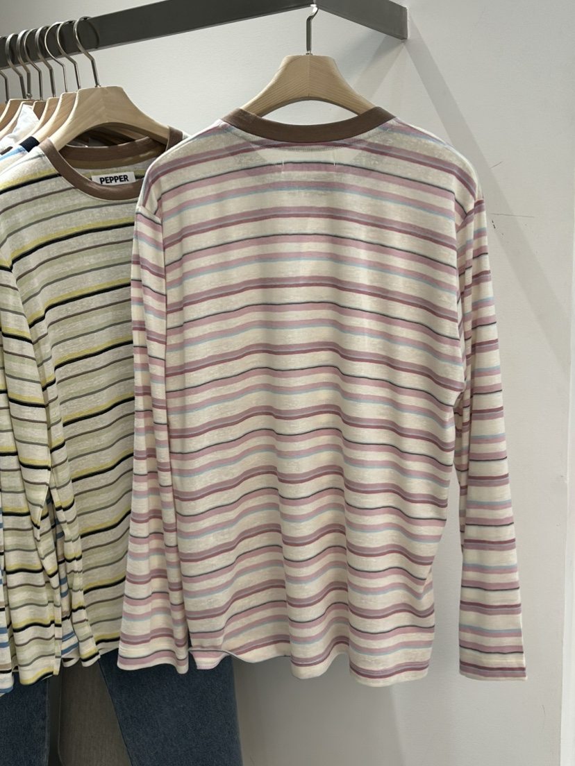 PEPPER-L東大門直郵女士新品推薦職業真品時尚休閑長袖T恤PEPPER長袖T恤