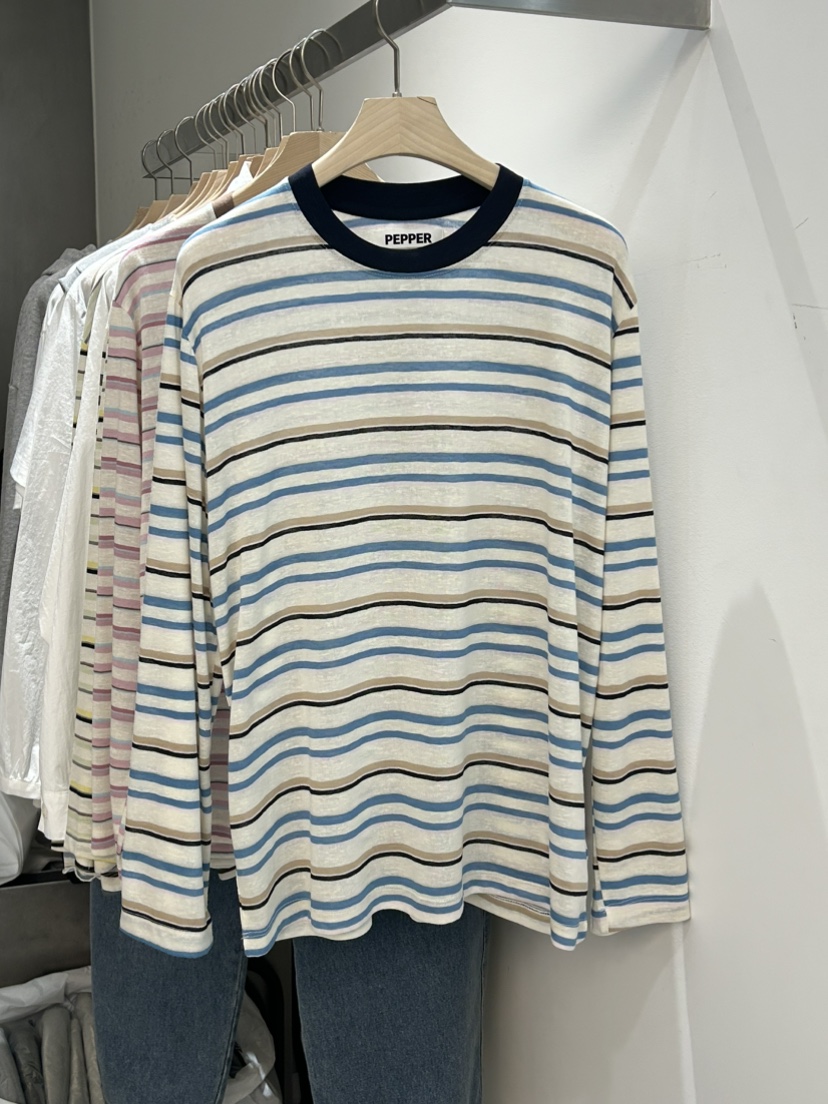 PEPPER-L東大門直郵女士新品推薦職業真品時尚休閑長袖T恤PEPPER長袖T恤圖色3