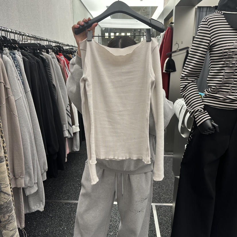 NUEUN韓國代購女裝新款職業人氣休閑熱賣時尚真品長袖T恤NUEUN/SEEOT長袖T恤