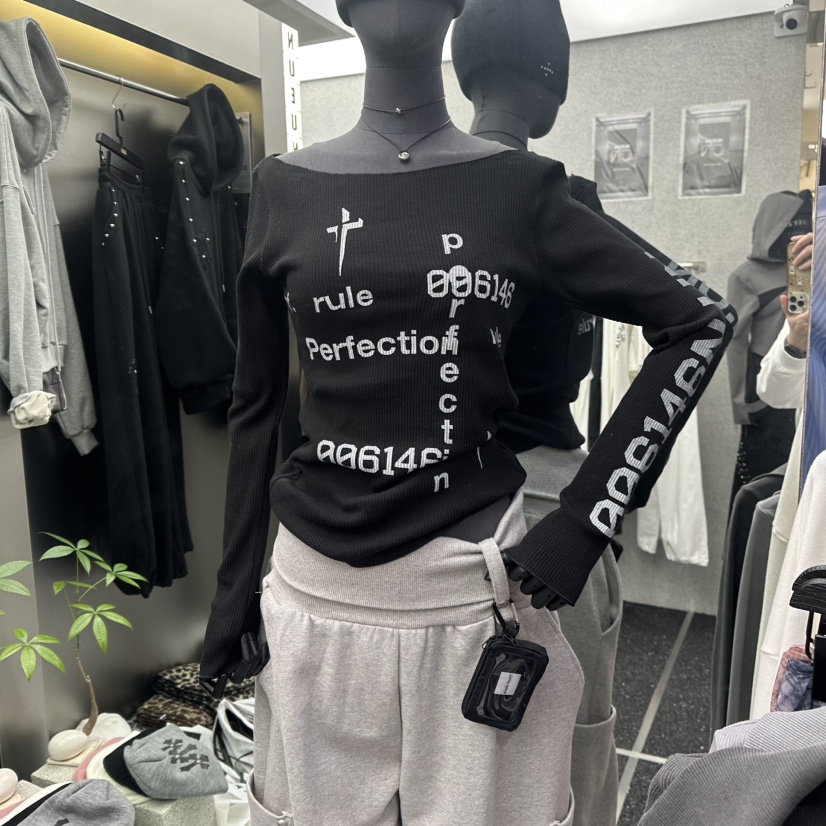 NUEUN韓國代購女裝新款職業人氣休閑熱賣時尚真品長袖T恤NUEUN/SEEOT長袖T恤圖色2