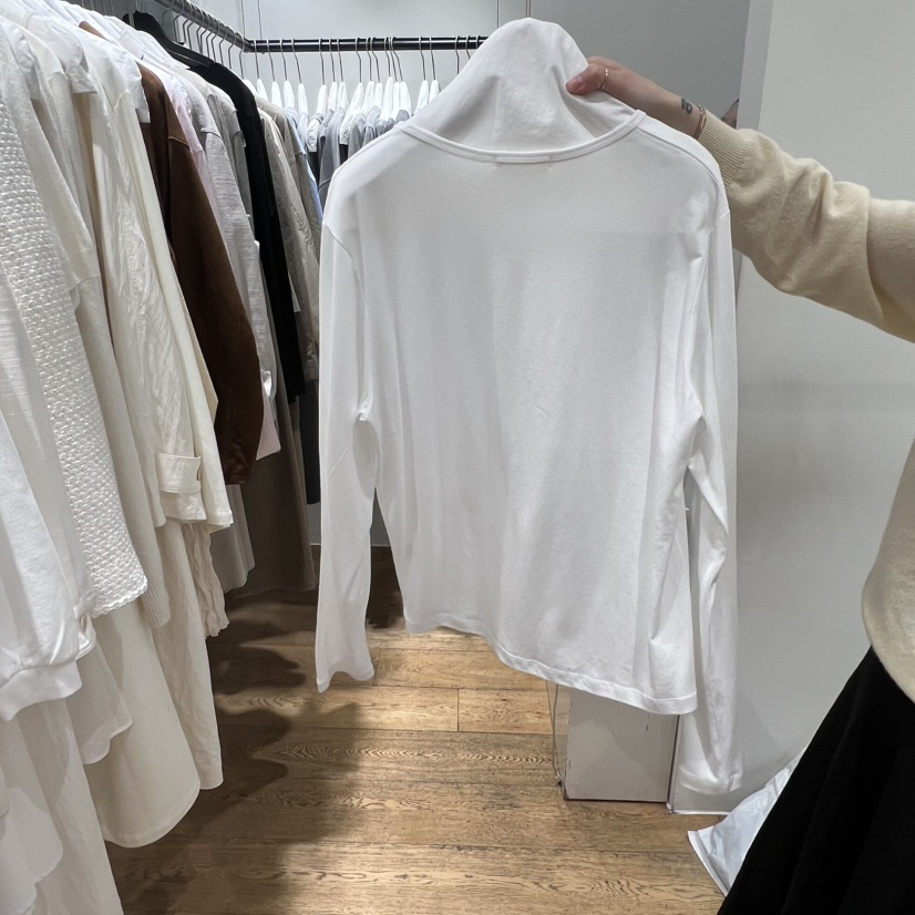 VERVEINE韓國代購女裝新款職業真品26春夏推薦人氣長袖T恤VERVEINE長袖T恤