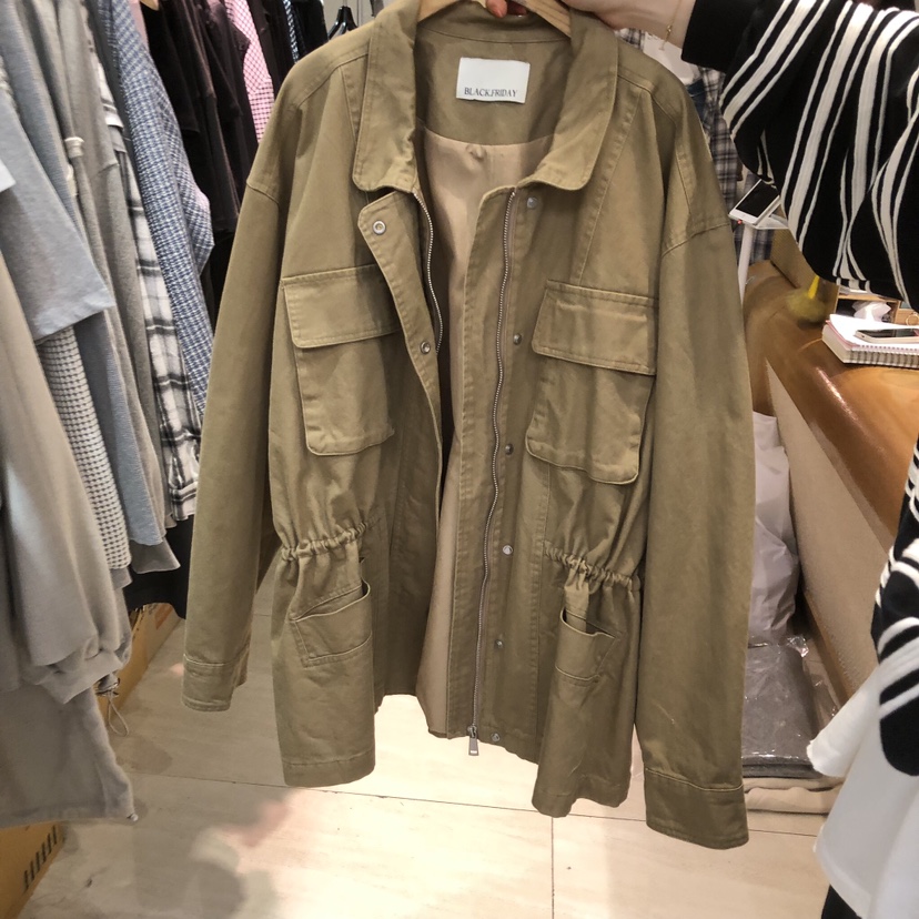 BLACKFRIDAY韓國直郵女裝新品時尚26春夏真品休閑推薦夾克BLACK FRIDAY夾克圖色1