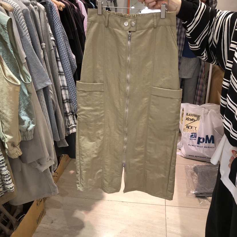 BLACKFRIDAY東大門直郵女裝新品26春夏熱賣休閑半身裙中短裙BLACK FRIDAY半身裙/中短裙圖色1