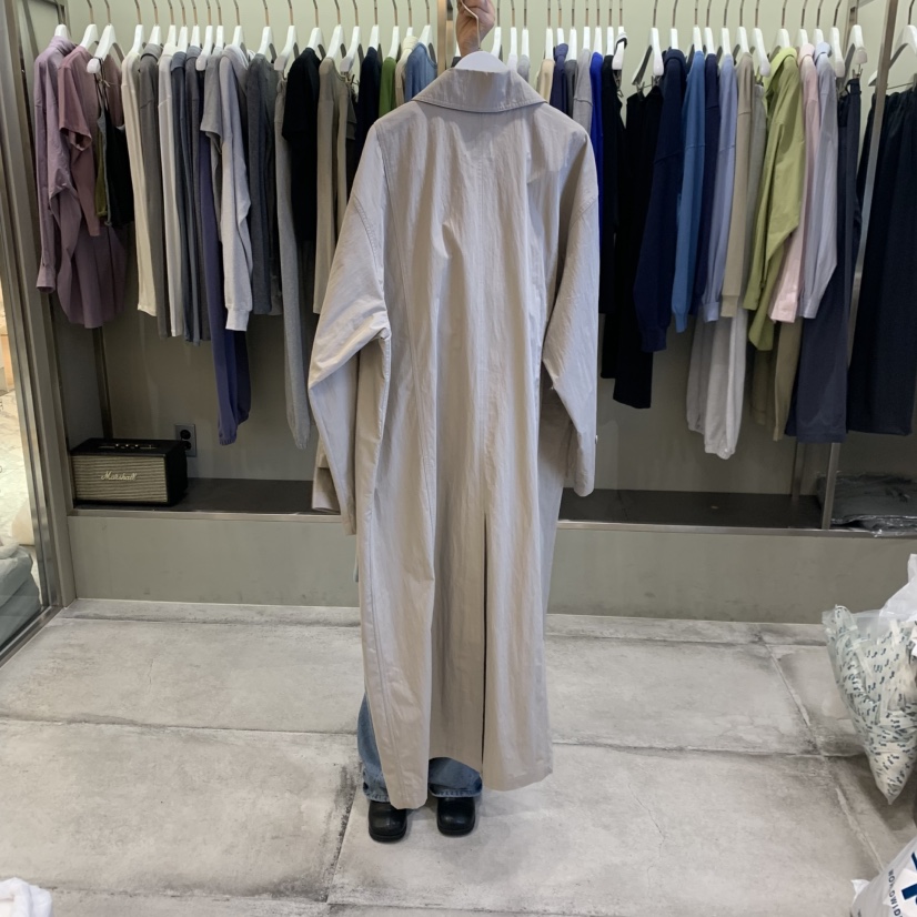 FAVE/FAVOURITE韓國代購女士新款26春夏休閑職業長款風衣FAVE/FAVOURITE長款風衣