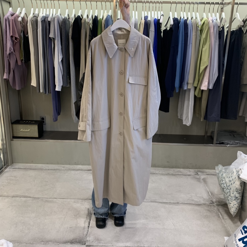 FAVE/FAVOURITE韓國代購女士新款26春夏休閑職業長款風衣FAVE/FAVOURITE長款風衣圖色1