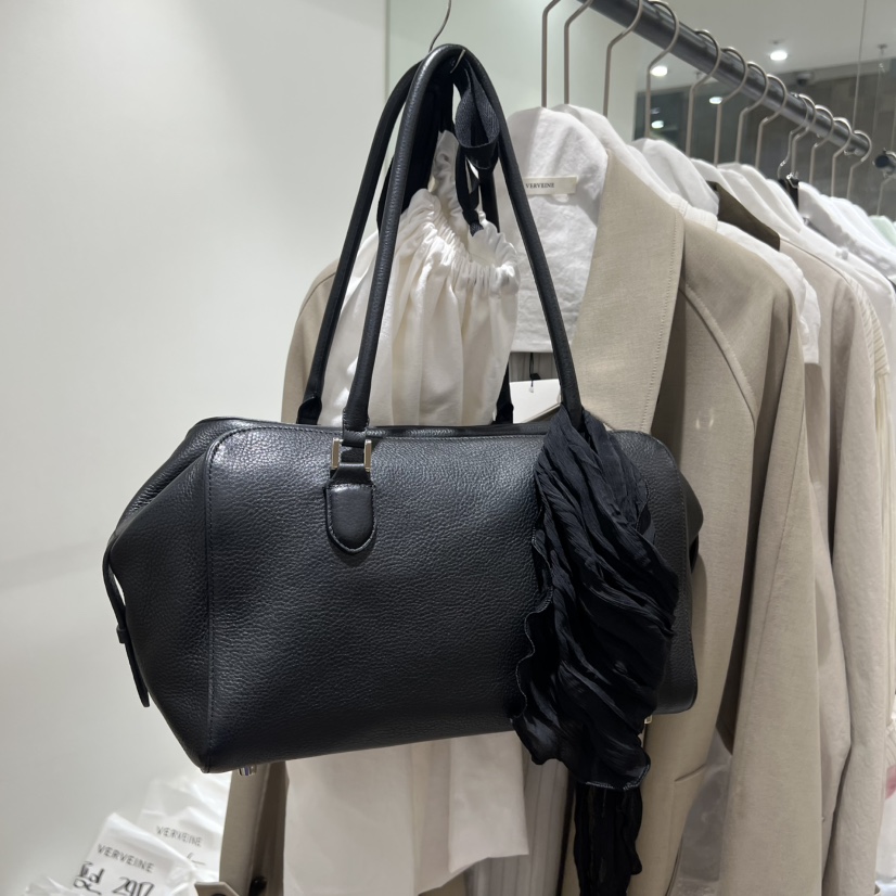 VERVEINE東大門直郵女士新品休閑熱賣真品單肩斜跨包牛皮VERVEINE單肩/斜跨包圖色2