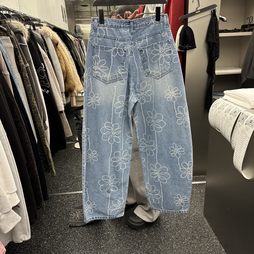 NUEUN東大門直郵女士新款職業熱賣時尚推薦真品休閑牛仔褲NUEUN/SEEOT牛仔褲