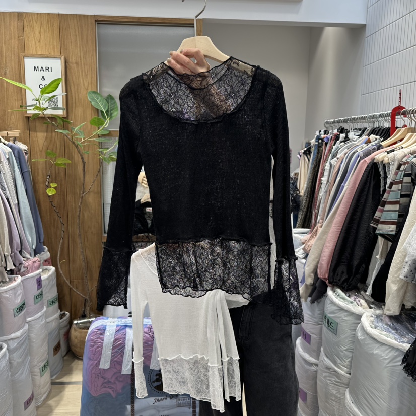 MARI CO東大門直郵女裝新款職業休閑真品人氣針織衫假兩件MARI CO針織衫