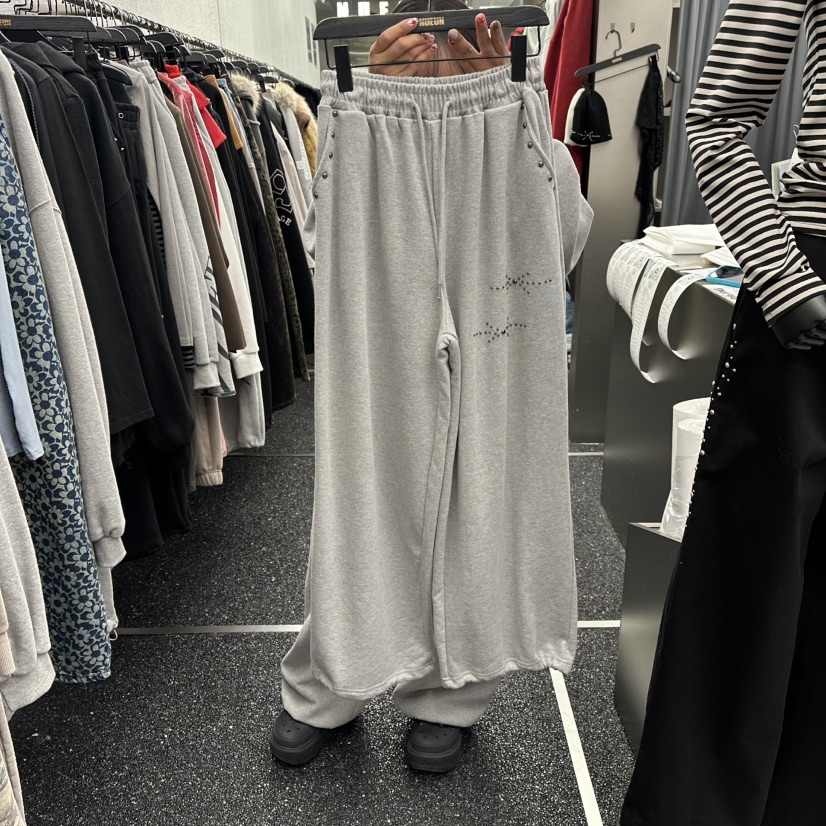 NUEUN韓國直郵女裝新款人氣熱賣真品休閑26春夏職業休閑褲NUEUN/SEEOT休閑褲圖色1