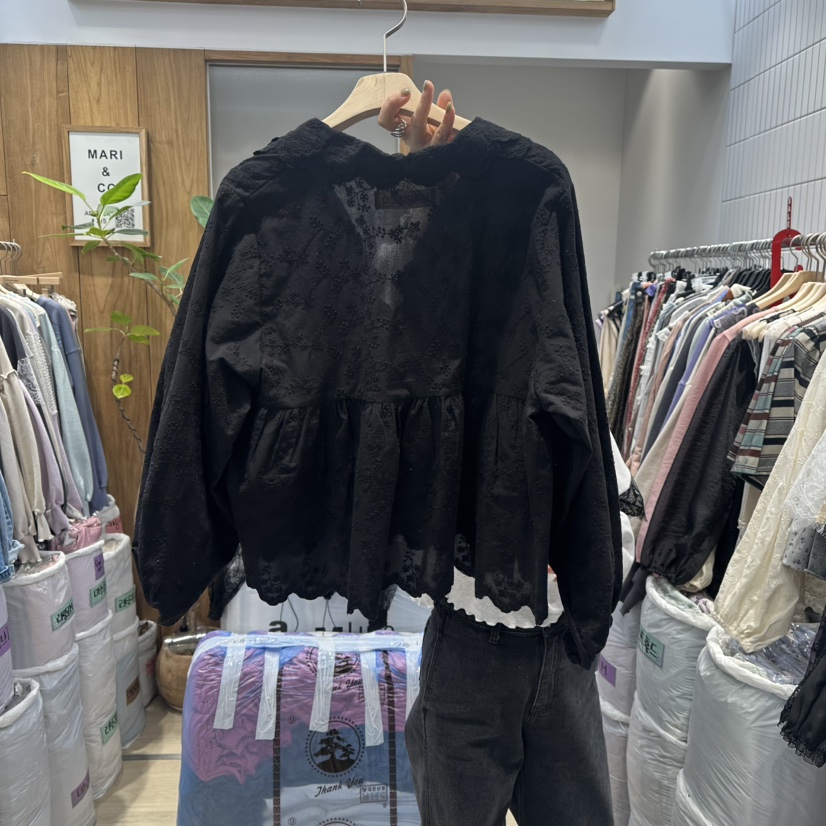 MARI CO東大門實拍女士新品推薦真品職業時尚襯衫蕾絲衫MARI CO襯衫/蕾絲衫