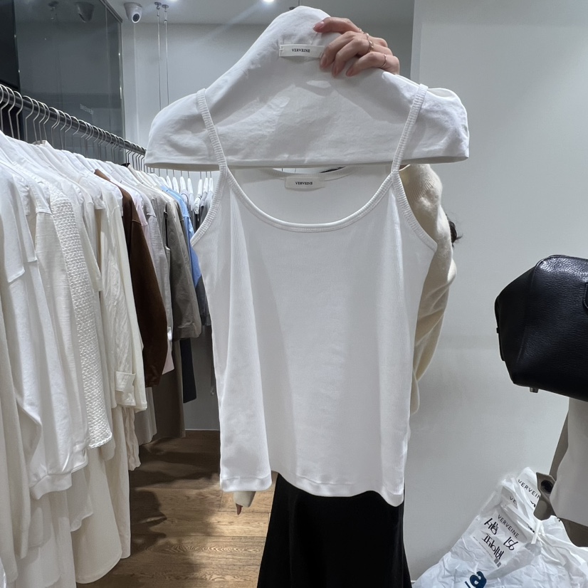 VERVEINE韓國代購女裝新品熱賣休閑人氣時尚26春夏吊帶背心VERVEINE吊帶/背心圖色1