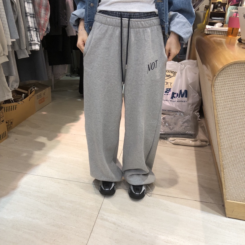 BLACKFRIDAY韓國直郵女裝新款真品26春夏休閑熱賣人氣休閑褲BLACK FRIDAY休閑褲圖色2