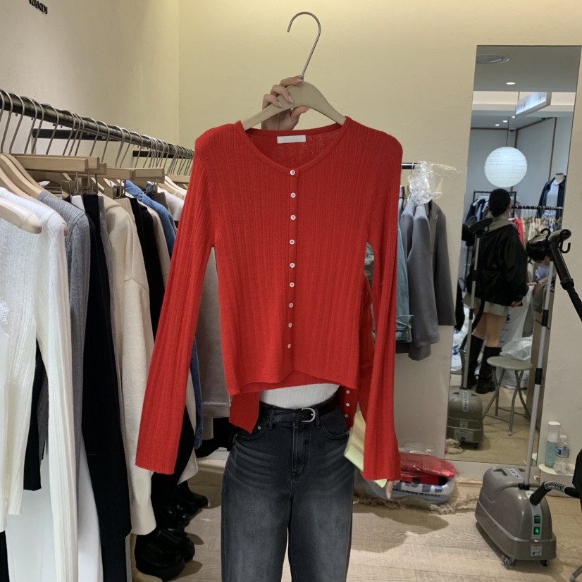 W AND J東大門代購女裝新品推薦職業26春夏真品長袖T恤W AND J長袖T恤圖色2