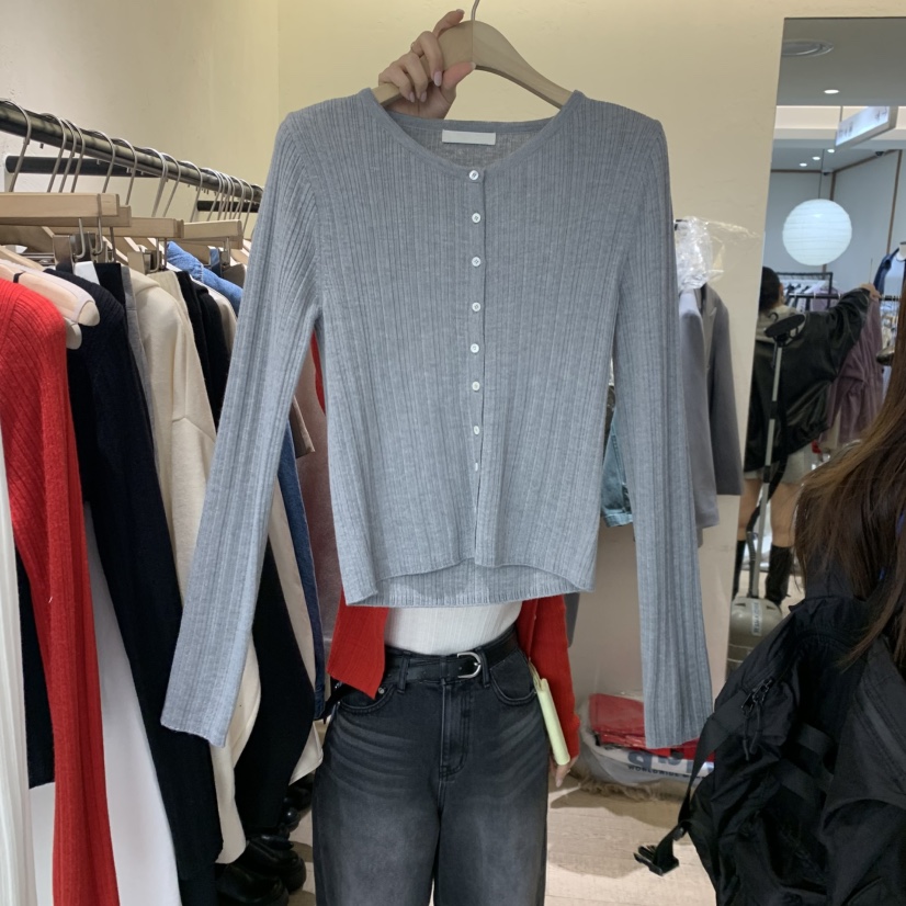 W AND J東大門代購女裝新品推薦職業26春夏真品長袖T恤W AND J長袖T恤圖色3