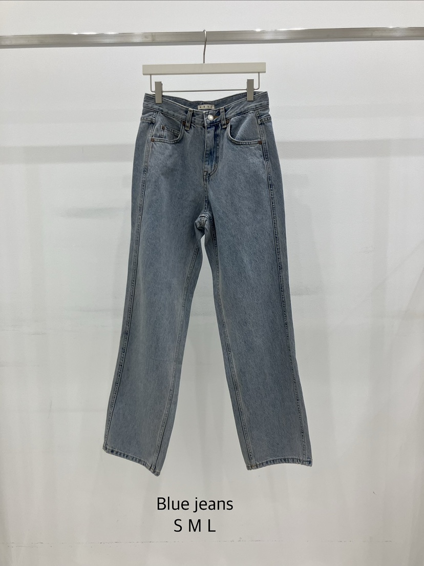 ARVE韓國直郵女士新品26春夏真品人氣時尚職業休閑牛仔褲ARVE牛仔褲圖色1