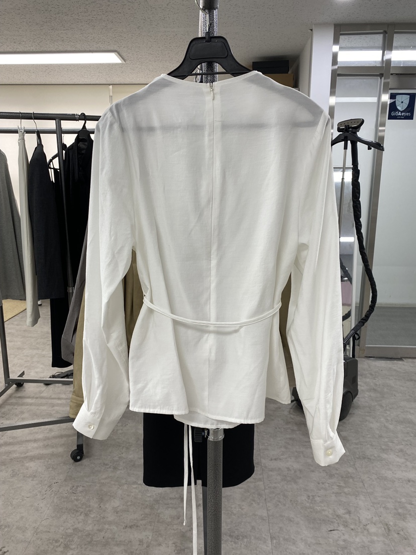 BANEL/WELL KNOWN韓國代購女士新品推薦襯衫蕾絲衫含腰繩BANEL/WELL KNOWN襯衫/蕾絲衫