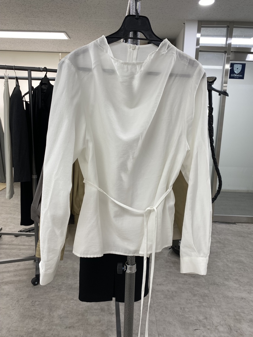 BANEL/WELL KNOWN韓國代購女士新品推薦襯衫蕾絲衫含腰繩BANEL/WELL KNOWN襯衫/蕾絲衫圖色1