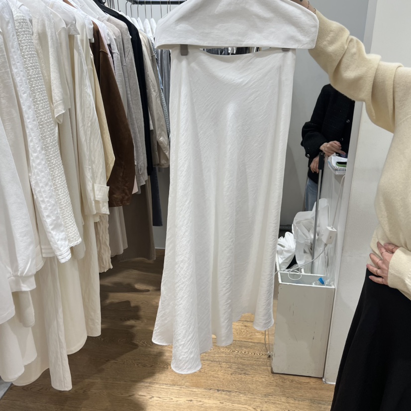 VERVEINE韓國代購女裝新款休閑熱賣26春夏時尚職業真品長裙VERVEINE長裙