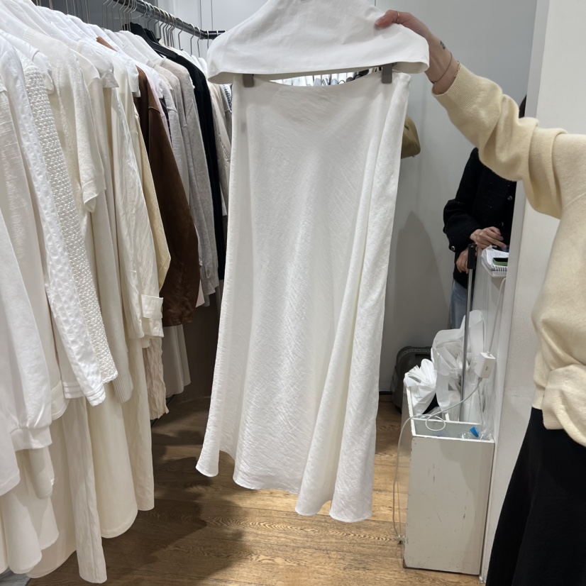 VERVEINE韓國代購女裝新款休閑熱賣26春夏時尚職業真品長裙VERVEINE長裙圖色1