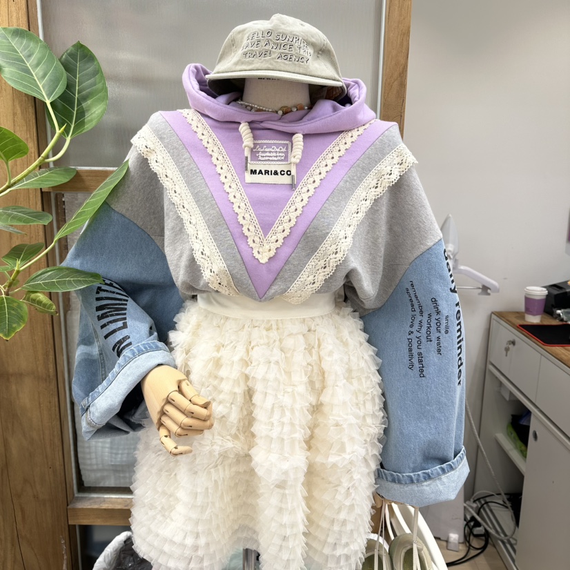 MARI CO東大門代購女士新款人氣真品推薦熱賣職業26春夏衛衣MARI CO衛衣圖色1