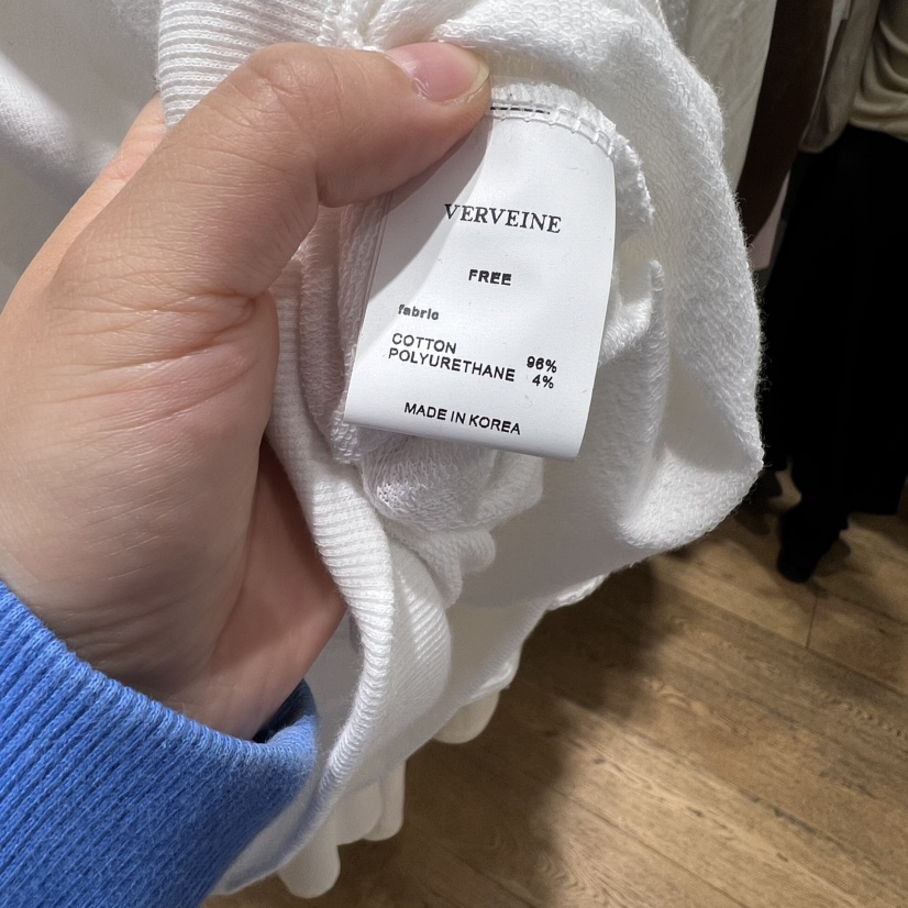 VERVEINE東大門實拍女裝新款時尚26春夏人氣推薦職業衛衣V領VERVEINE衛衣