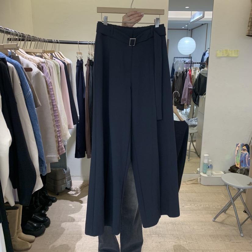 W AND J東大門實拍女裝新款26春夏推薦人氣休閑褲含腰帶W AND J休閑褲圖色2