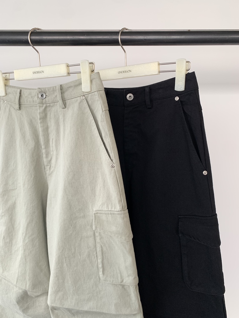 UNDERSON東大門實拍女裝新品時尚人氣推薦26春夏休閑褲復古UNDERSON休閑褲