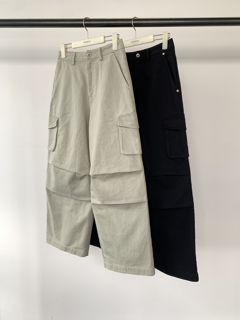 UNDERSON東大門實拍女裝新品時尚人氣推薦26春夏休閑褲復古UNDERSON休閑褲