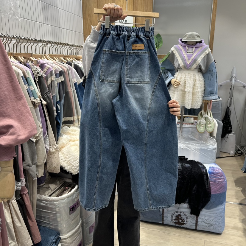 MARI CO韓國代購女士新品熱賣真品人氣26春夏職業牛仔褲MARI CO牛仔褲