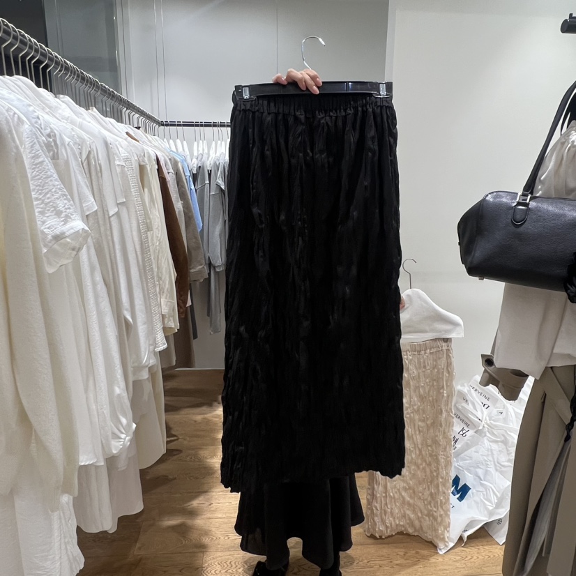 VERVEINE東大門代購女士新品推薦26春夏半身裙中短裙褶裙VERVEINE半身裙/中短裙