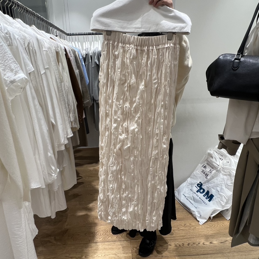 VERVEINE東大門代購女士新品推薦26春夏半身裙中短裙褶裙VERVEINE半身裙/中短裙圖色2