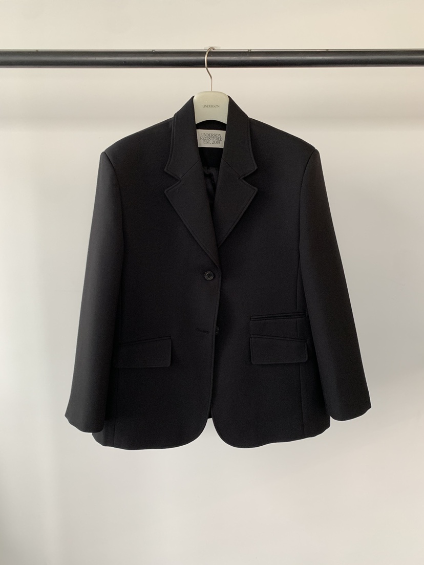 UNDERSON韓國直郵女士新款人氣熱賣休閑職業時尚真品夾克UNDERSON夾克圖色2黑
