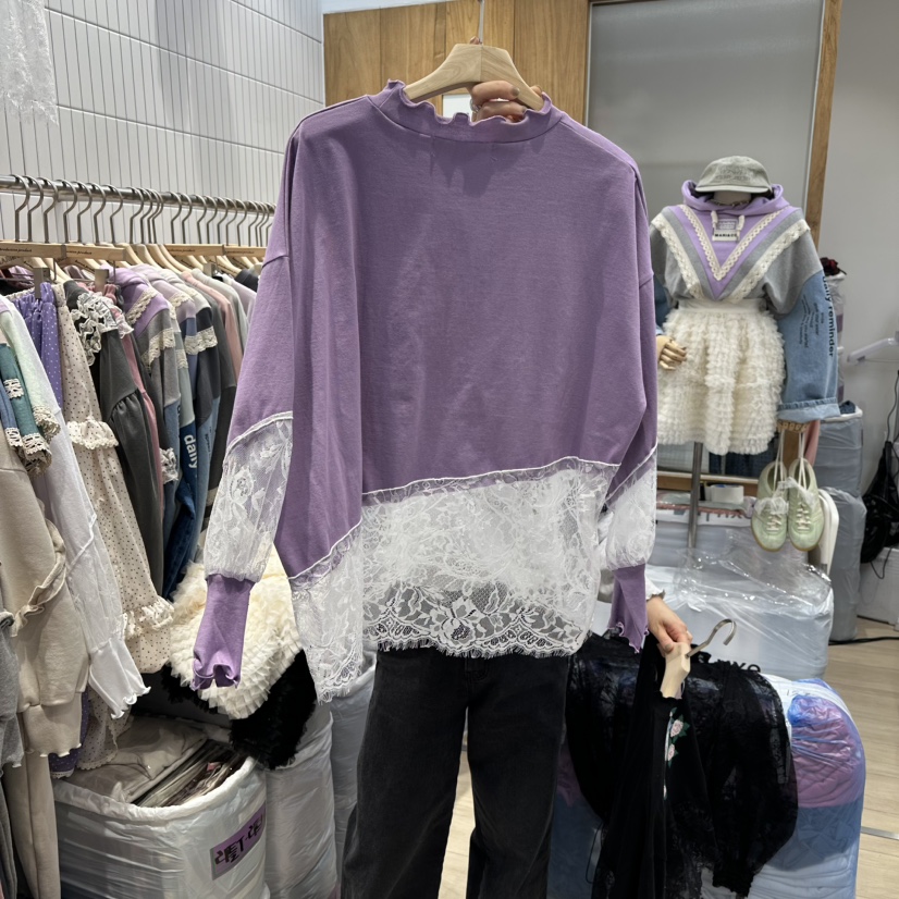 MARI CO韓國直郵女士新款時尚休閑熱賣職業推薦26春夏長袖T恤MARI CO長袖T恤