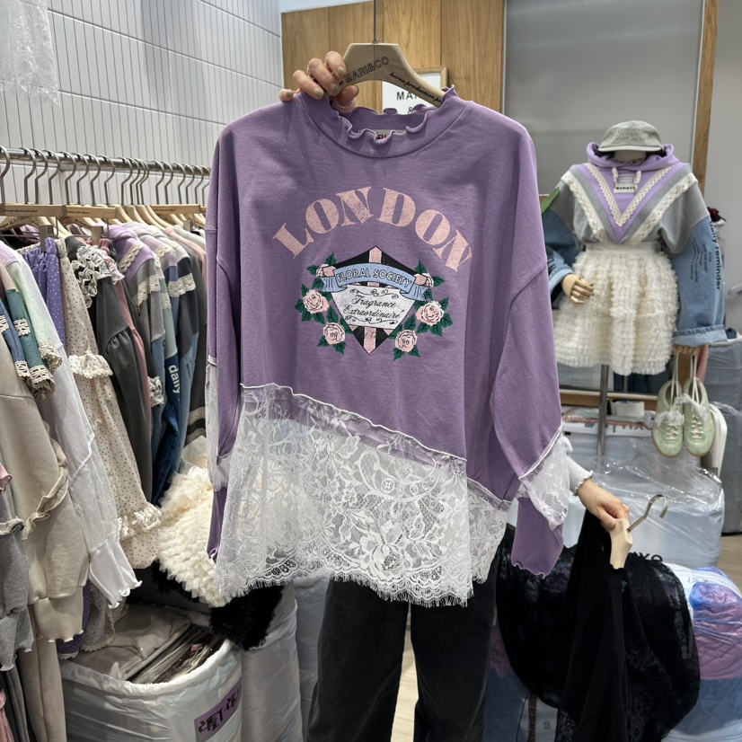 MARI CO韓國直郵女士新款時尚休閑熱賣職業推薦26春夏長袖T恤MARI CO長袖T恤圖色3