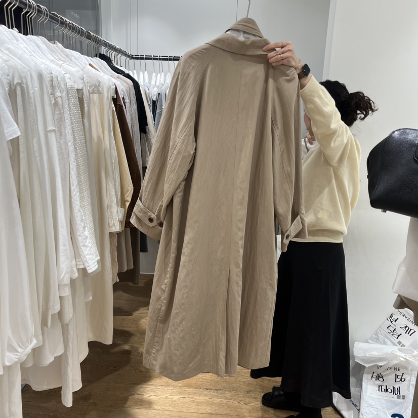 VERVEINE東大門直郵女裝新品休閑熱賣26春夏推薦長款風衣VERVEINE長款風衣