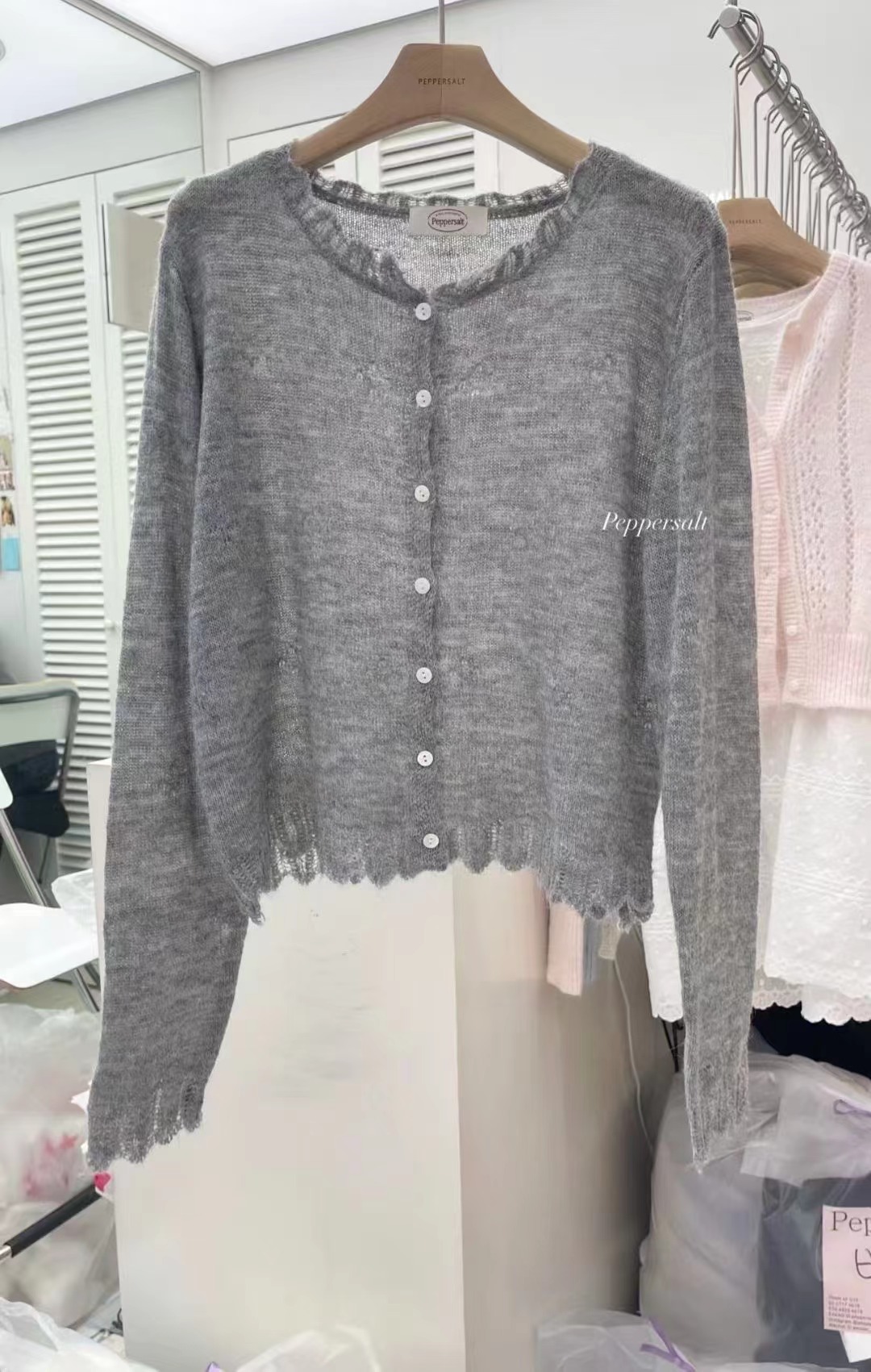 PEPPER 페페韓國直郵女士新品時尚休閑26春夏真品針織衫PEPPER-SEOUL針織衫圖色4
