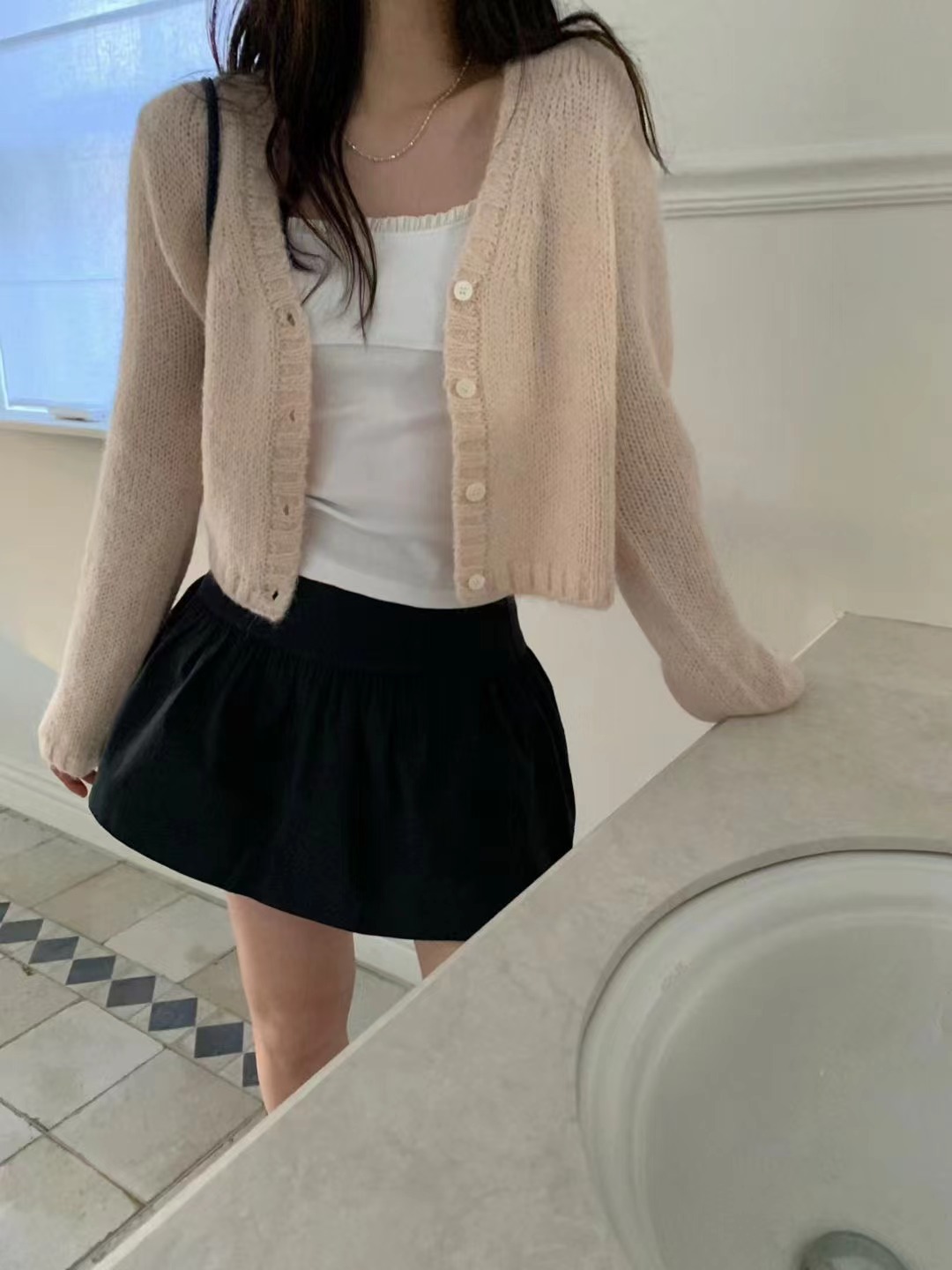 PYT-ot東大門實拍女裝新款時尚真品職業熱賣休閑針織衫羊駝pretty young thing針織衫圖色2