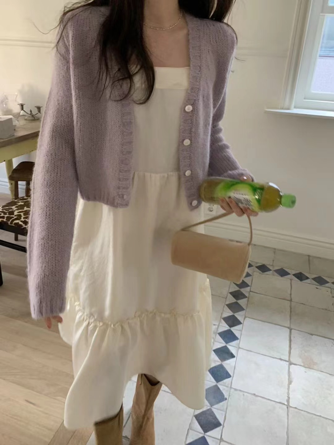 PYT-ot東大門實拍女裝新款時尚真品職業熱賣休閑針織衫羊駝pretty young thing針織衫圖色3