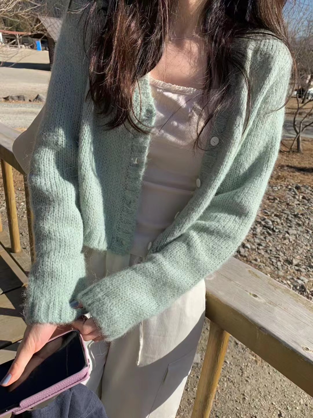 PYT-ot東大門實拍女裝新款時尚真品職業熱賣休閑針織衫羊駝pretty young thing針織衫圖色4