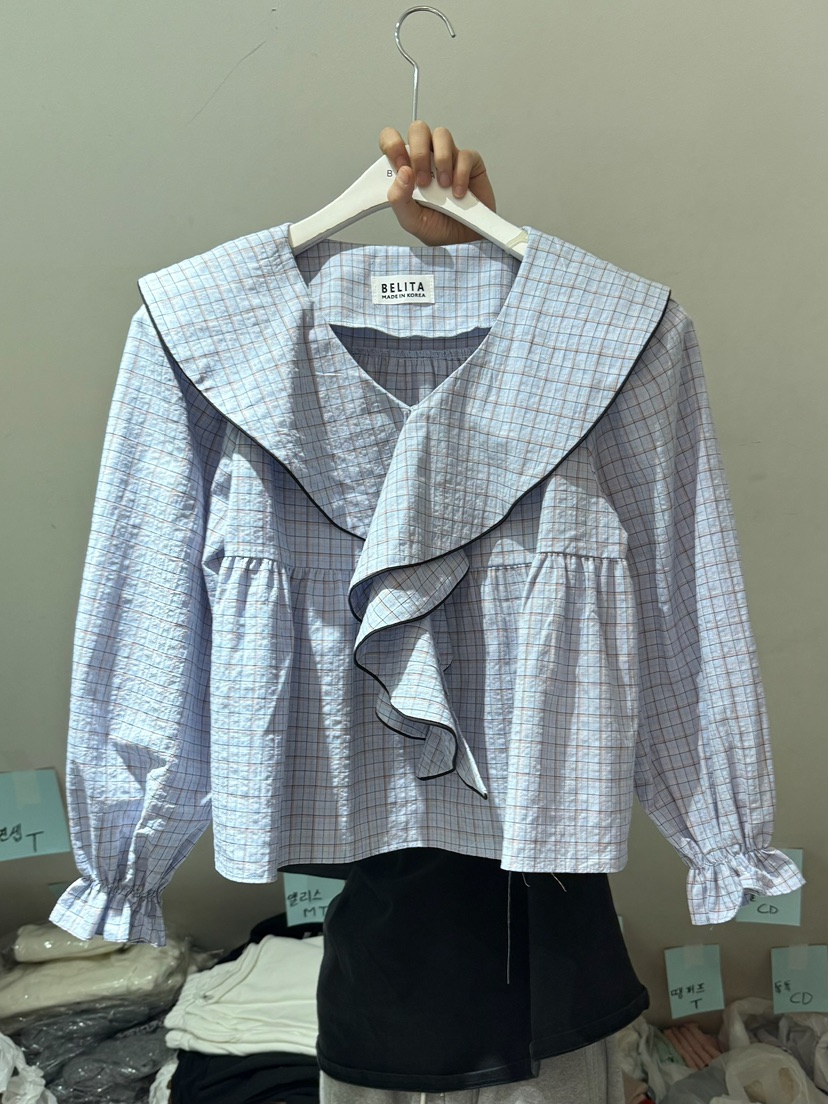 BELITA-L韓國直郵女士新款職業休閑人氣26春季襯衫蕾絲衫BELITA-L襯衫/蕾絲衫圖色2