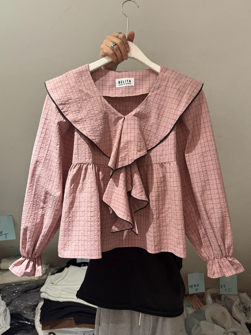 BELITA-L韓國直郵女士新款職業休閑人氣26春季襯衫蕾絲衫BELITA-L襯衫/蕾絲衫圖色3