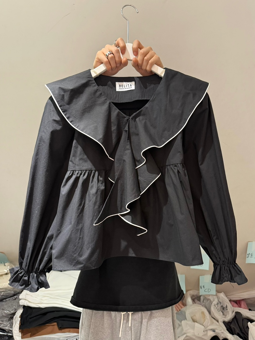 BELITA-L韓國直郵女士新款職業休閑人氣26春季襯衫蕾絲衫BELITA-L襯衫/蕾絲衫圖色4