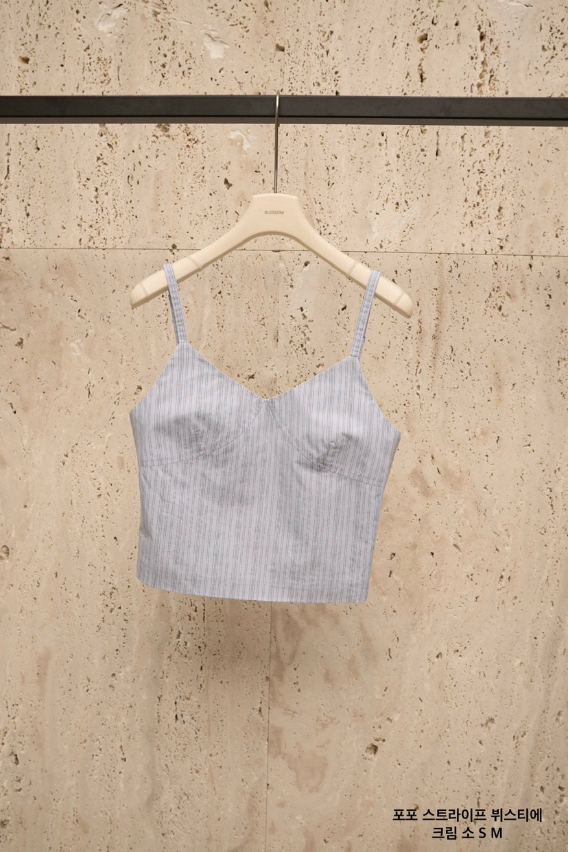 BLOSSOM韓國直郵女裝新款熱賣時尚職業26春季吊帶背心條紋BLOSSOM吊帶/背心圖色2