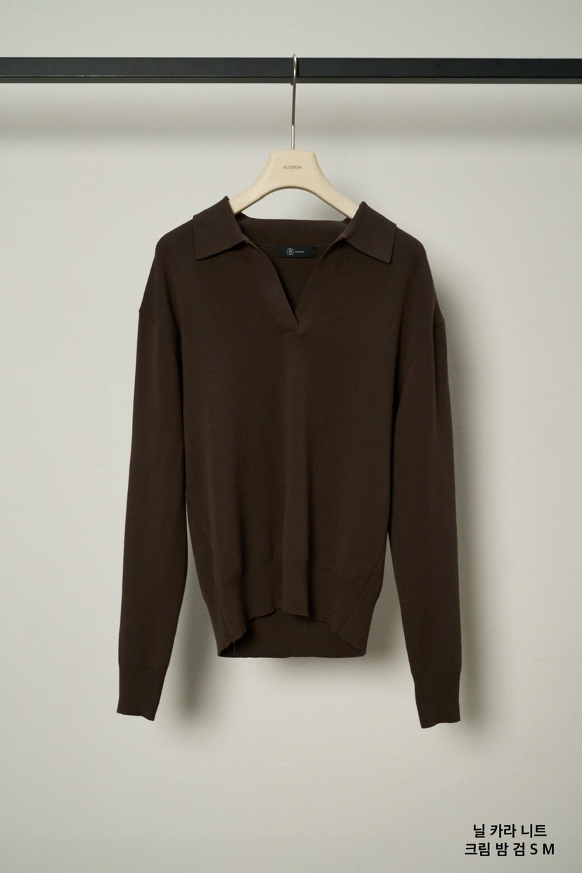 BLOSSOM韓國直郵女裝新品26春季職業休閑熱賣推薦時尚針織衫BLOSSOM針織衫圖色2棕色