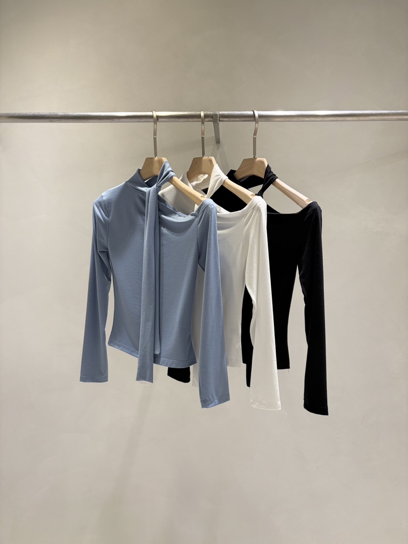 TOO HOT東大門實拍女裝新款職業時尚人氣熱賣26春季長袖T恤TOO HOT長袖T恤