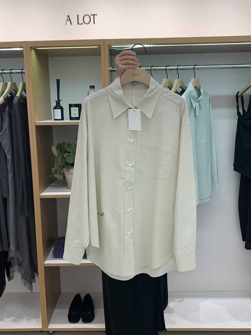 ALOT東大門實拍女裝新款時尚休閑熱賣推薦職業襯衫蕾絲衫A LOT襯衫/蕾絲衫圖色1