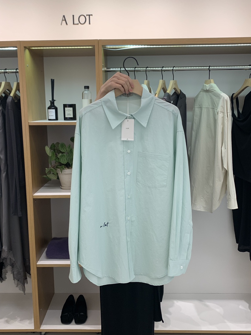 ALOT東大門實拍女裝新款時尚休閑熱賣推薦職業襯衫蕾絲衫A LOT襯衫/蕾絲衫圖色2